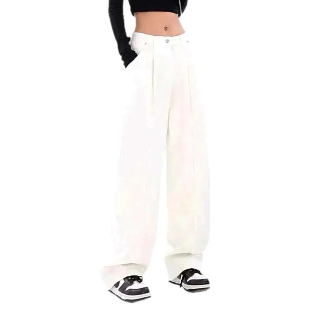 Vintage front seams jeans
 for women