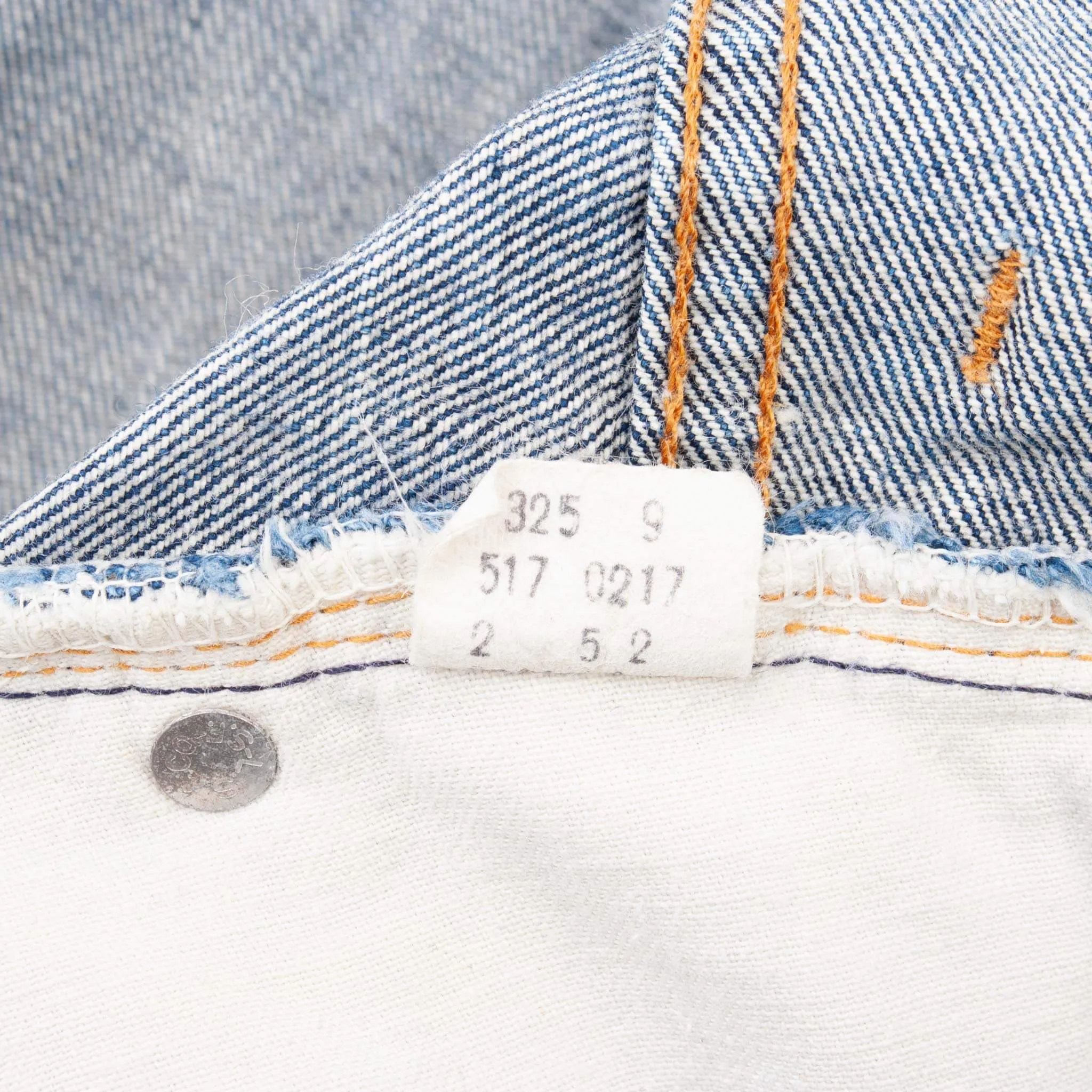VINTAGE LEVIS 517 BOOTCUT SINGLE STITCH JEANS INDIGO 1980S SIZE W40 L27 MADE IN USA