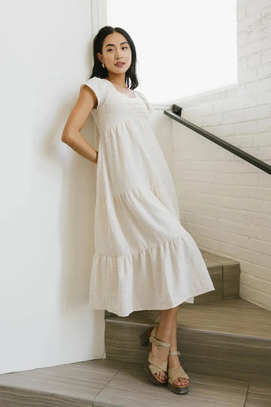 Winifred Textured Midi Dress - FINAL SALE