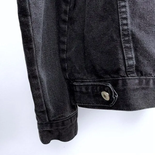 Women Black Denim Jacket