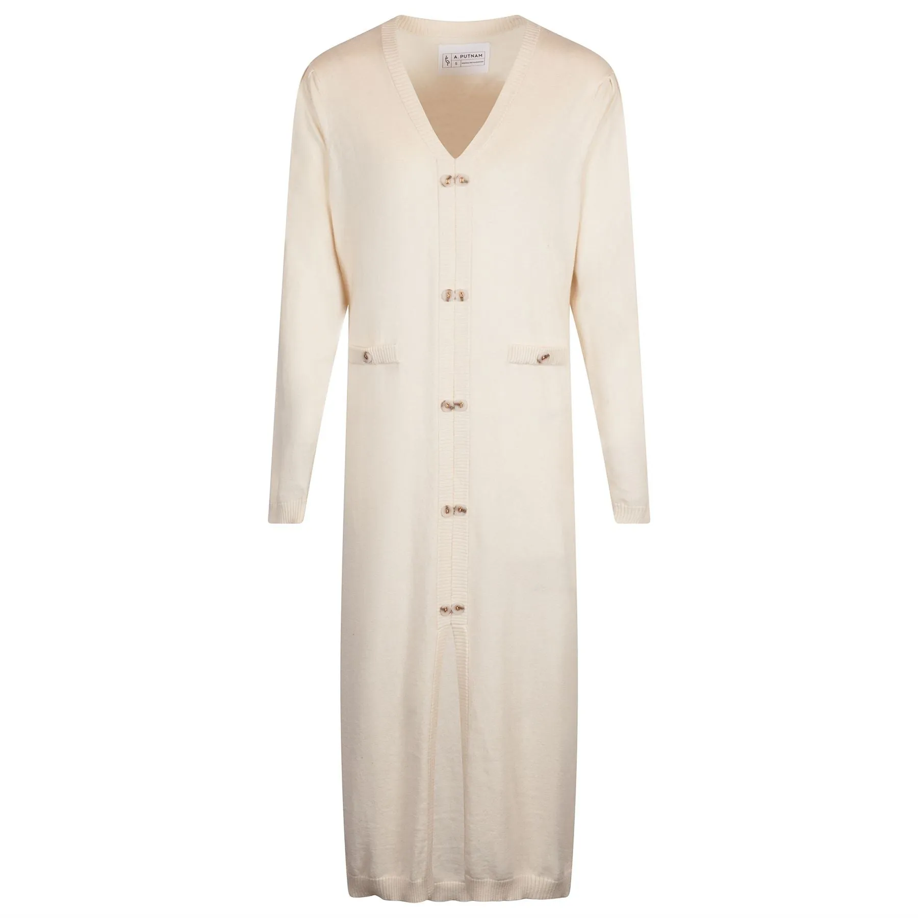 Womens Enza Dress Cream - AW24