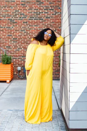 Yellow Loose Jumpsuit