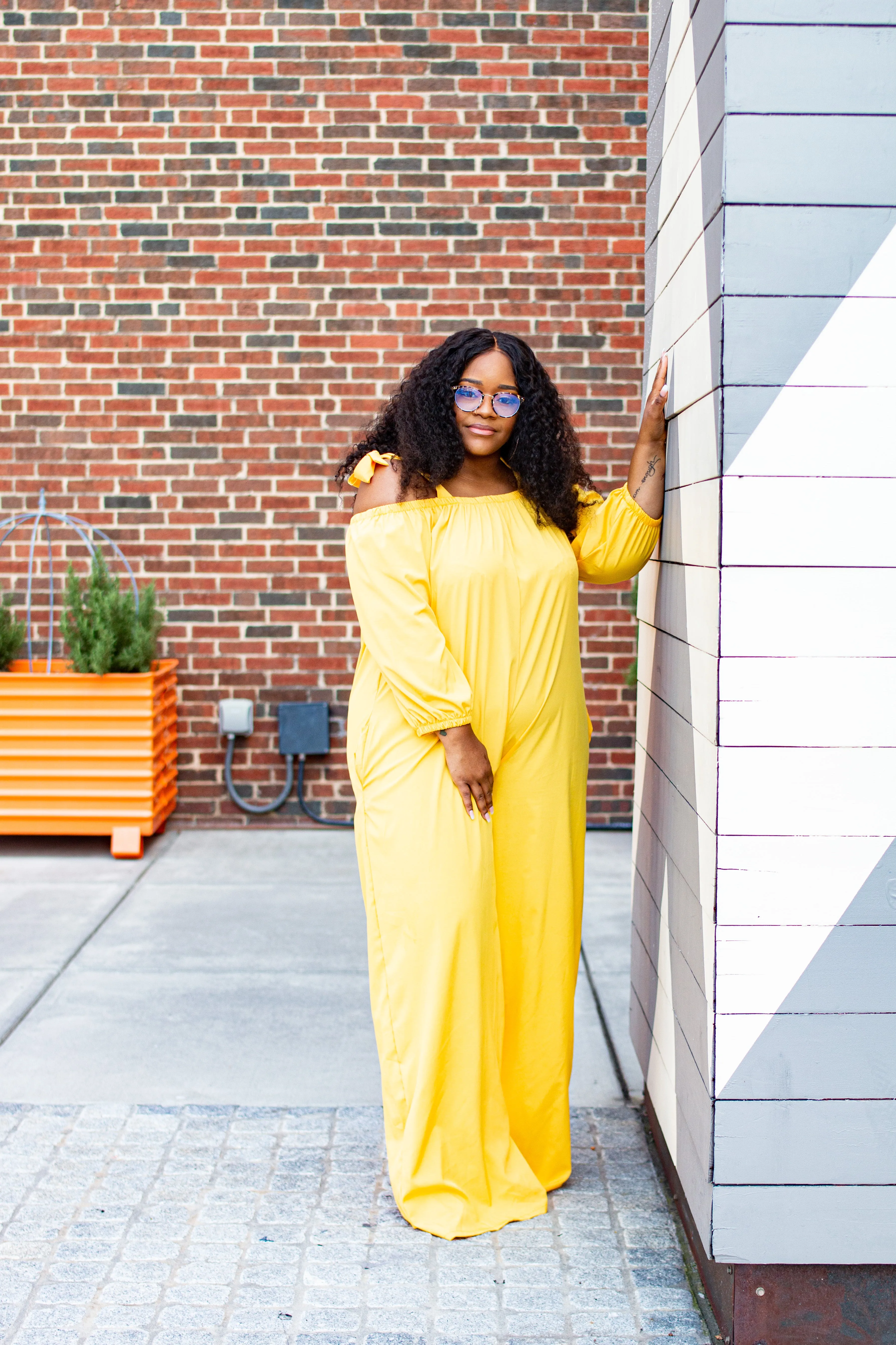 Yellow Loose Jumpsuit